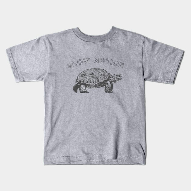 slow motion (the thurtle) Kids T-Shirt by GS